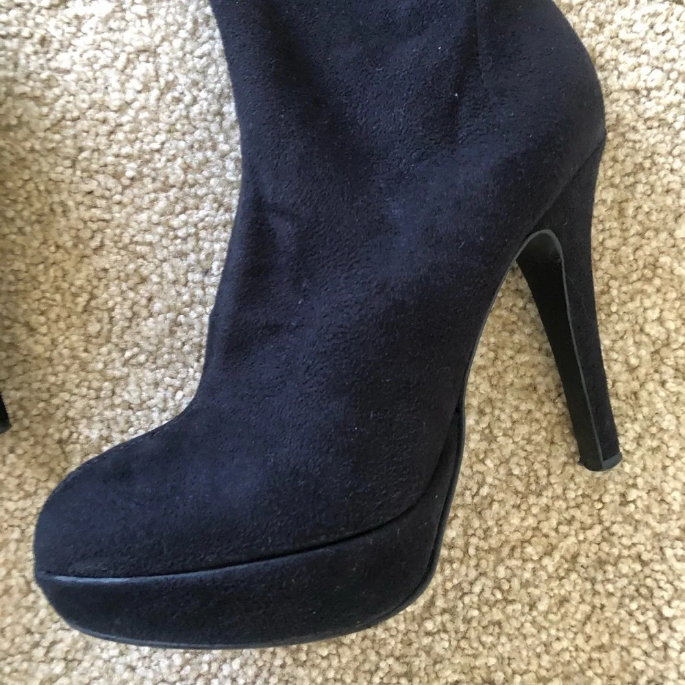 Apepazza Black OTK Boots